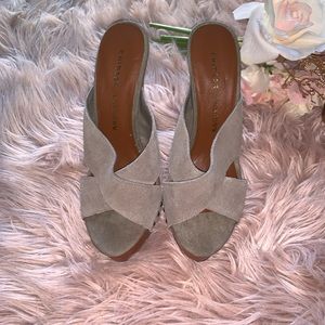 Mauve Cross Mules